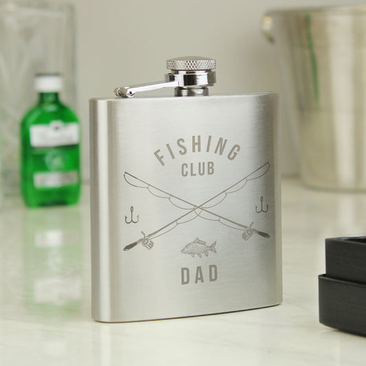 Personalised Fishing Hip Flask from Heartfelt Gifts
