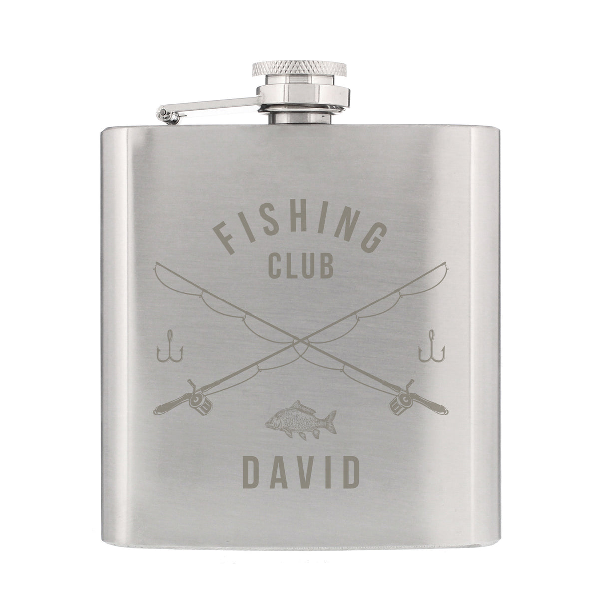 Personalised Fishing Hip Flask - image 5