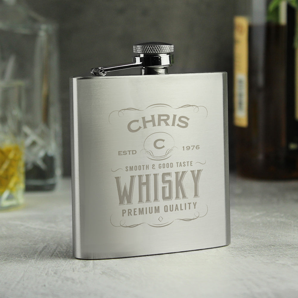 Personalised Whisky Hip Flask - image 2