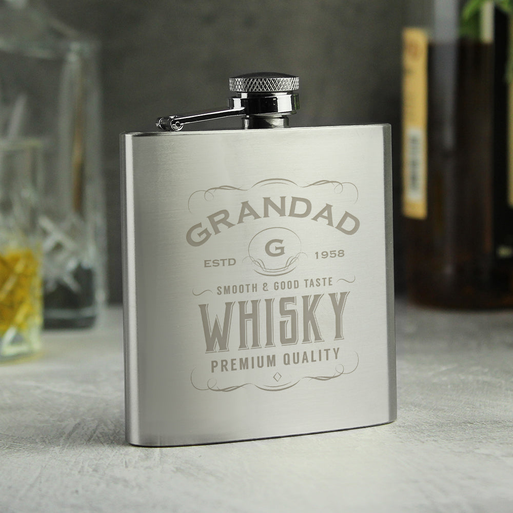Personalised Whisky Hip Flask - image 3