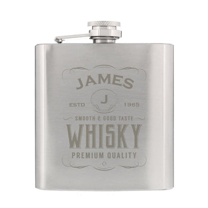 Personalised Whisky Hip Flask - image 5