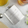 Personalised Any Message Hip Flask from Heartfelt Gifts