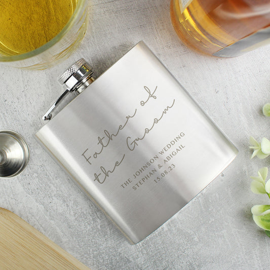 Personalised Any Message Hip Flask from Heartfelt Gifts