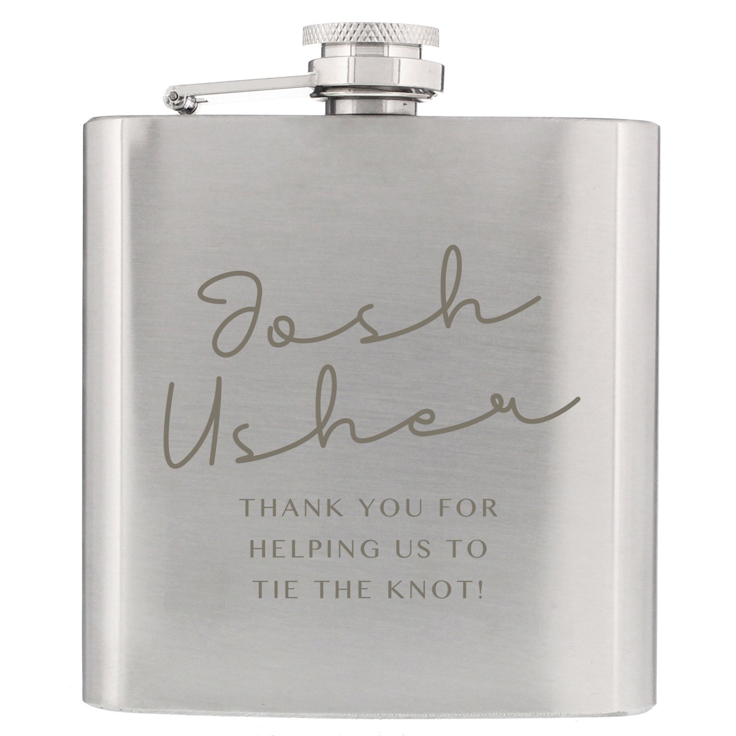 Personalised Any Message Hip Flask - image 5