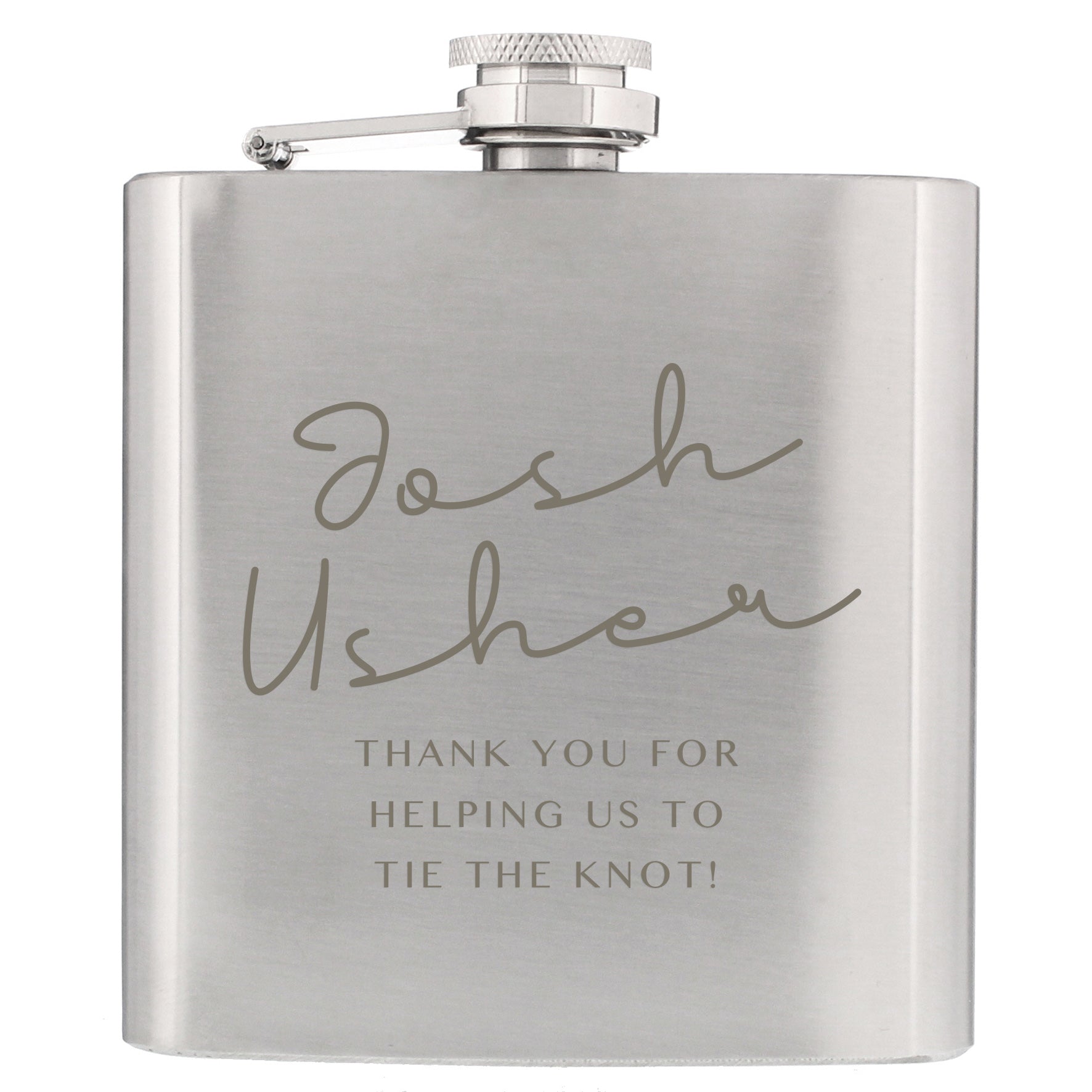 Personalised Any Message Hip Flask - image 5
