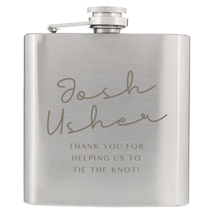 Personalised Any Message Hip Flask - image 5