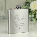Personalised Free Text Wedding Party Hip Flask from Heartfelt Gifts