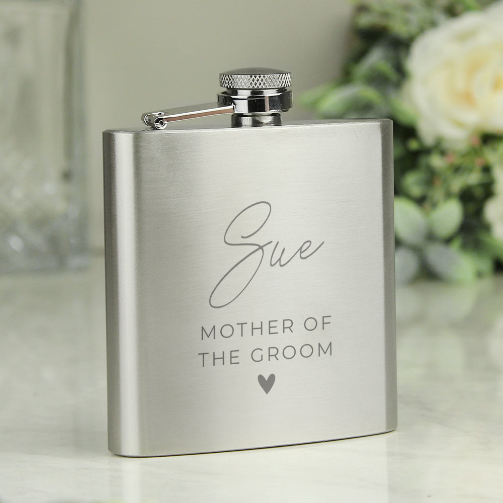 Personalised Free Text Wedding Party Hip Flask - image 6
