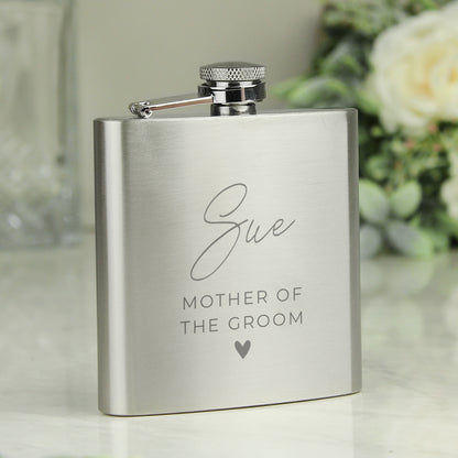 Personalised Free Text Wedding Party Hip Flask - image 6