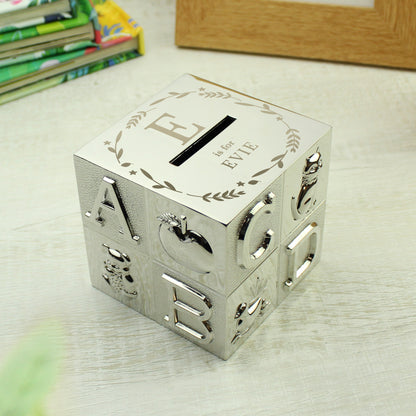 Personalised Initial ABC Money Box - image 3