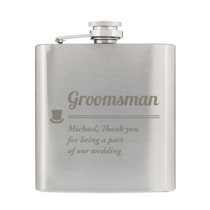 Personalised Groomsman Hip flask - image 5