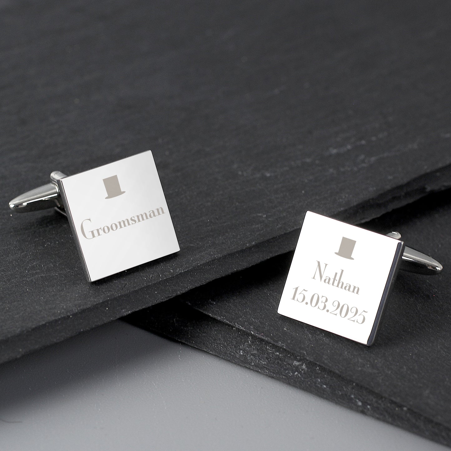 Personalised Groomsman Cufflinks - image 2