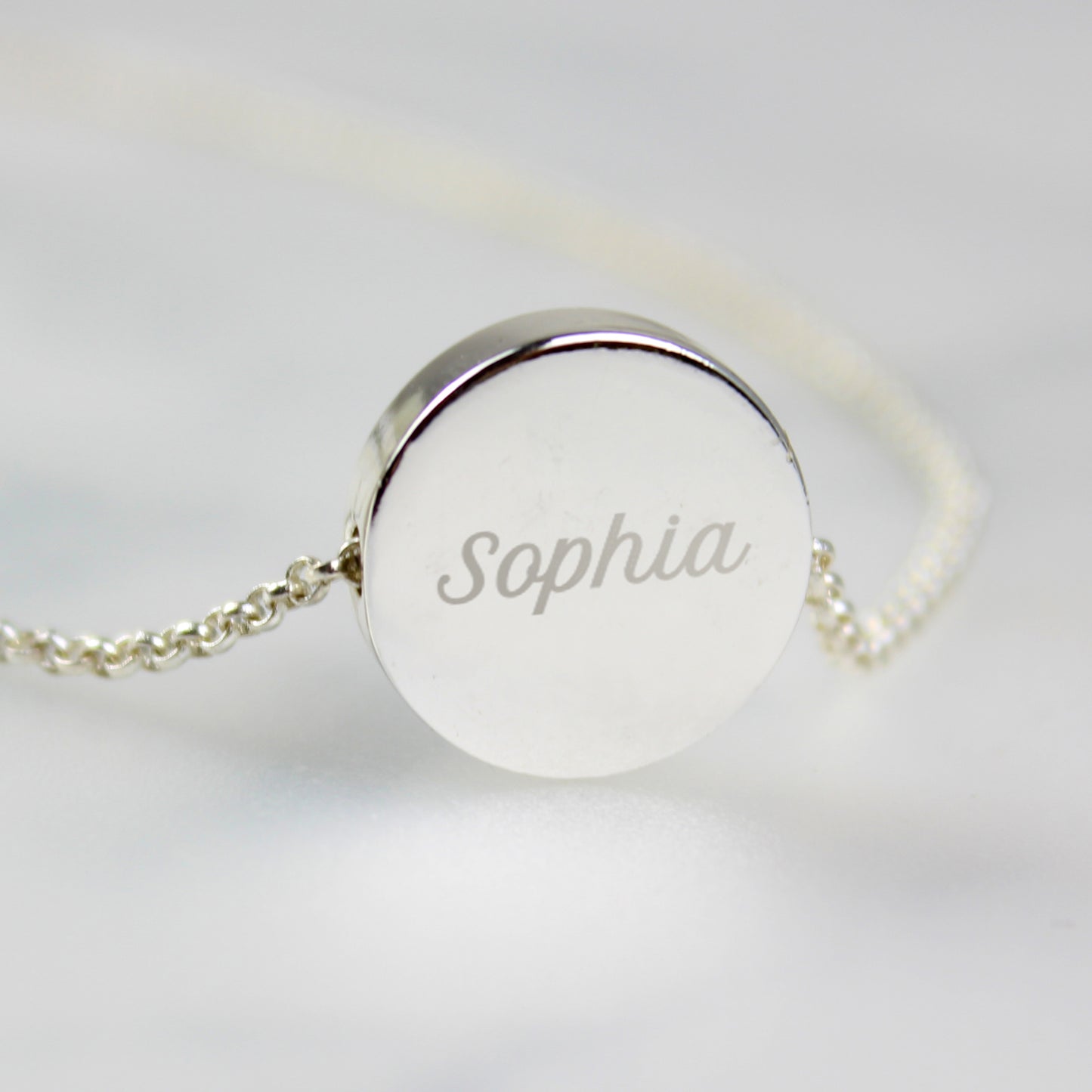 Personalised Bat Mitzvah Sentiment Silver Tone Necklace and Box - image 4