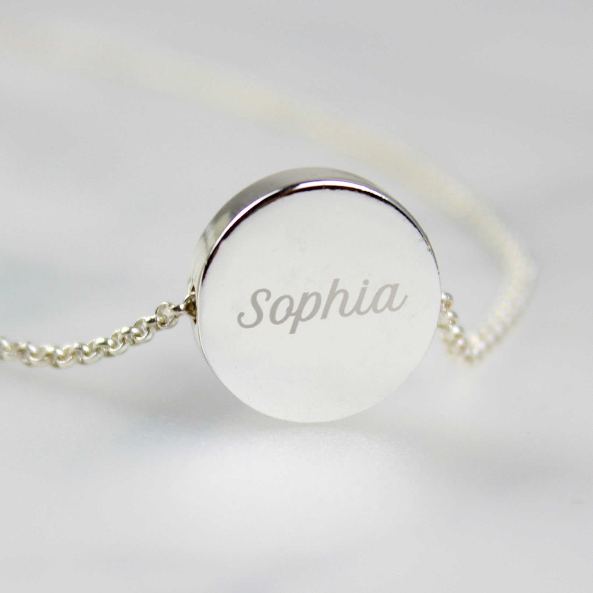 Personalised Bat Mitzvah Sentiment Silver Tone Necklace and Box - image 4