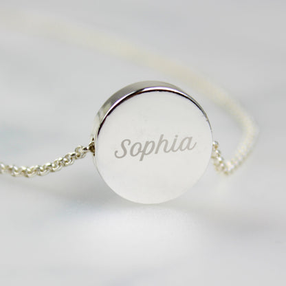 Personalised Bat Mitzvah Sentiment Silver Tone Necklace and Box - image 4