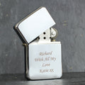 Personalised Engraved Silver Lighter from Heartfelt Gifts