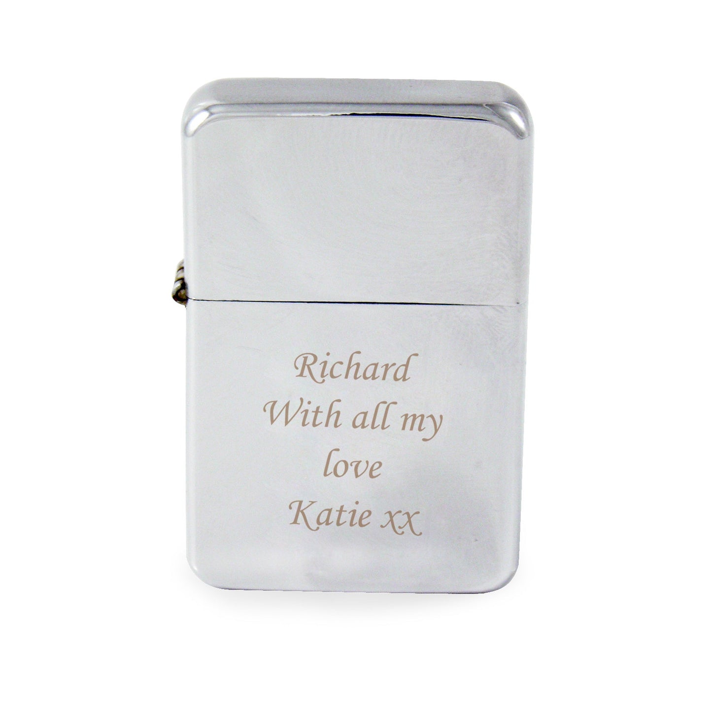 Personalised Engraved Silver Lighter - image 2