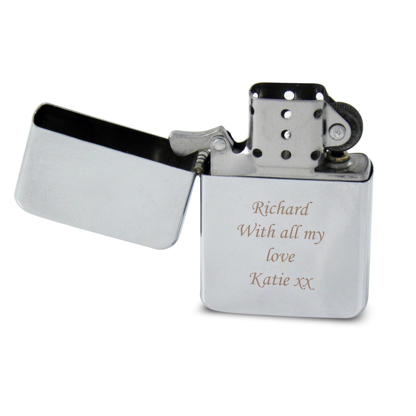 Personalised Engraved Silver Lighter - image 3