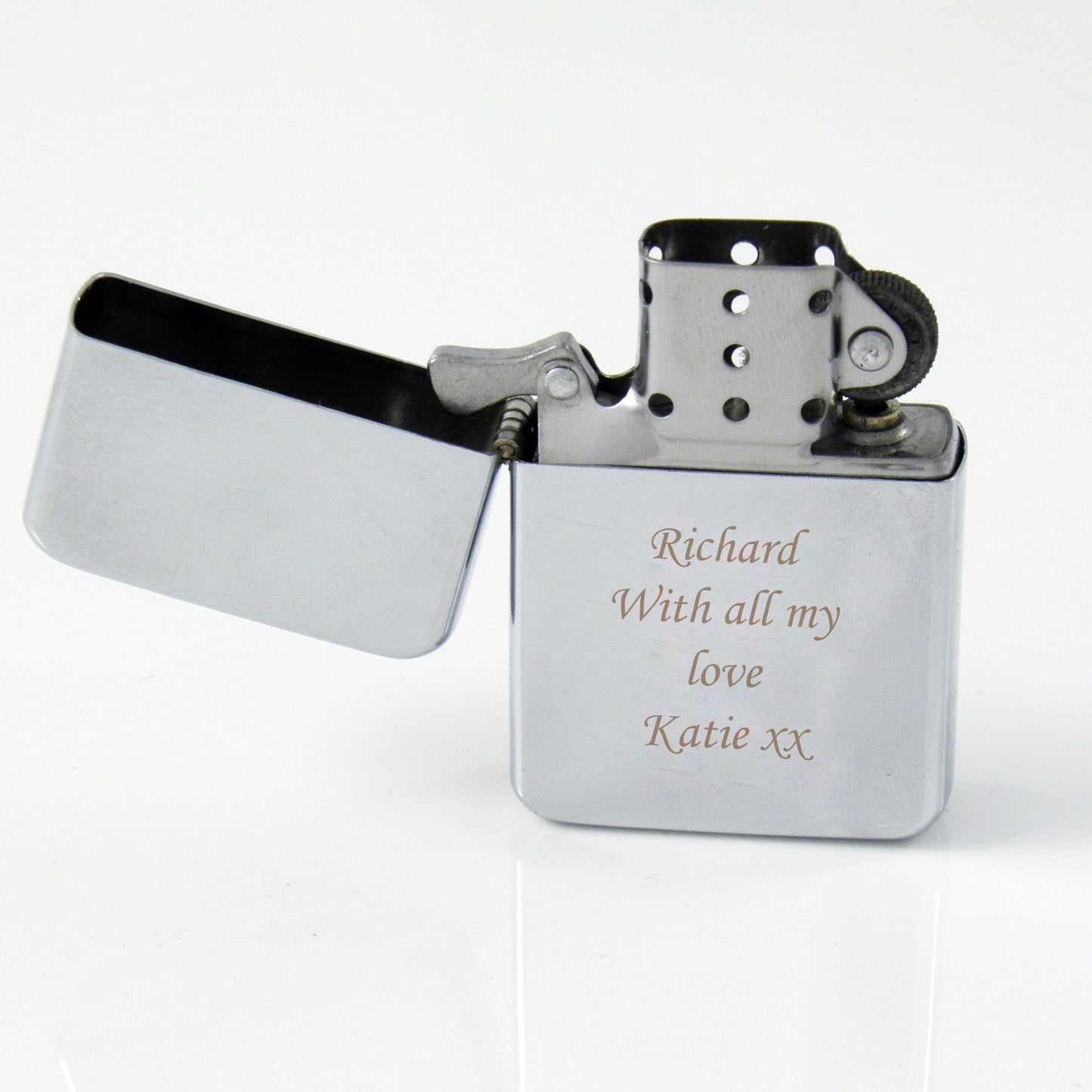 Personalised Engraved Silver Lighter - image 4