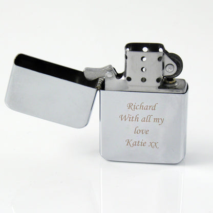 Personalised Engraved Silver Lighter - image 4