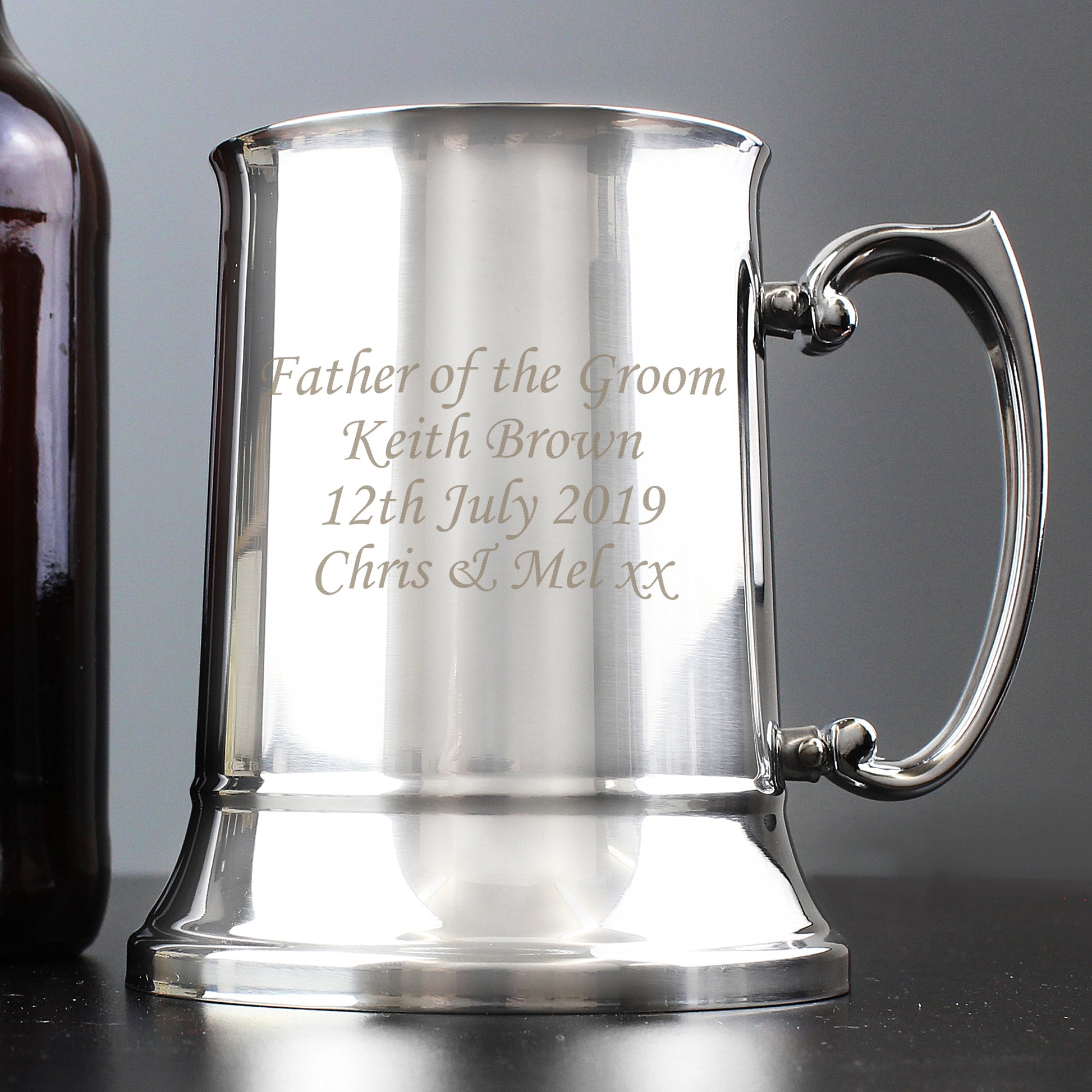 Personalised Stainless Steel Tankard - image 3