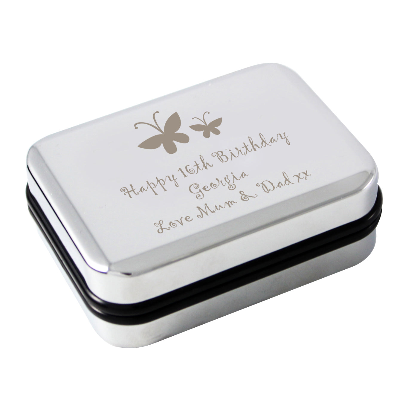 Personalised Butterfly Motif Necklace Gift Box - image 2