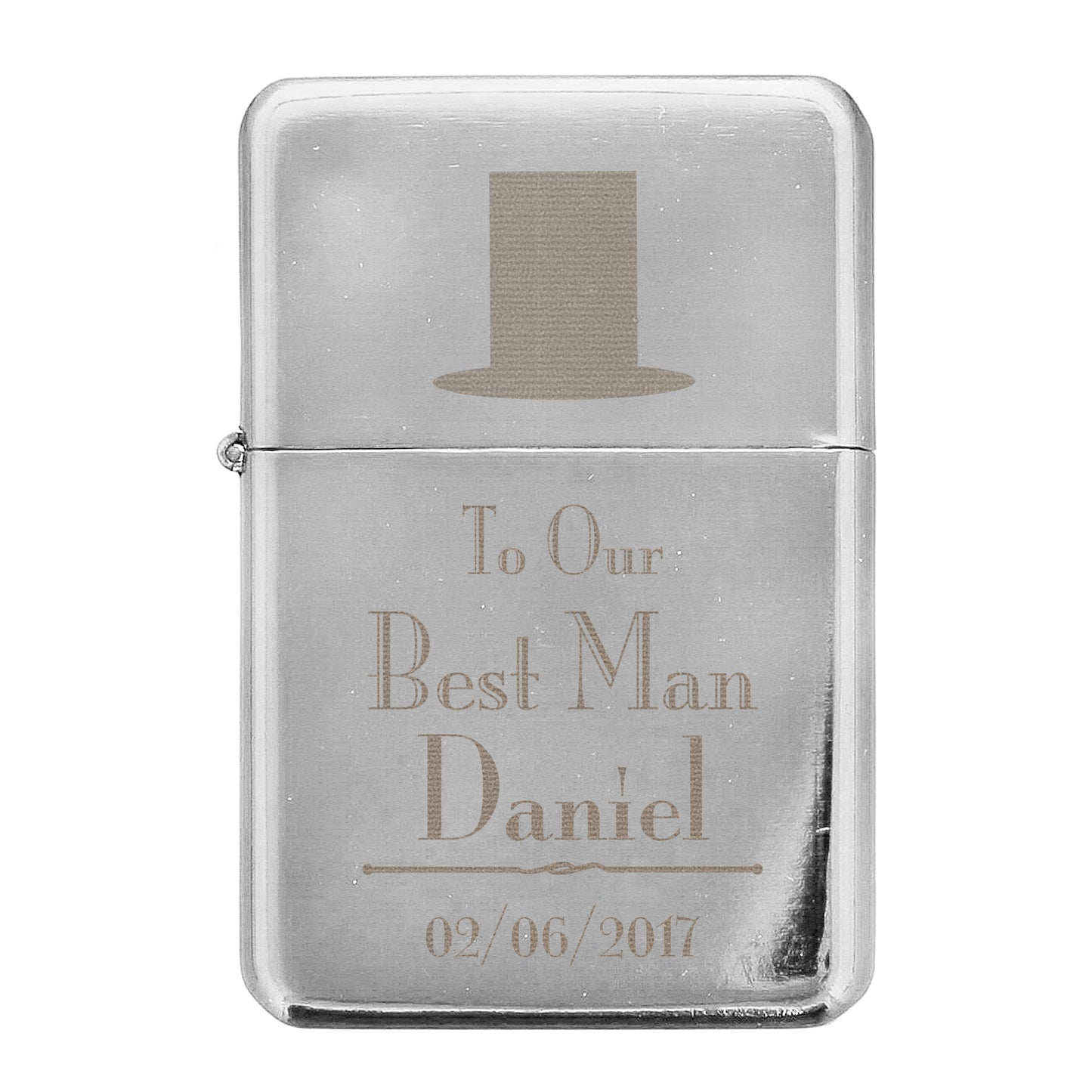Personalised Decorative Wedding Best Man Lighter - image 2