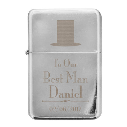 Personalised Decorative Wedding Best Man Lighter - image 2
