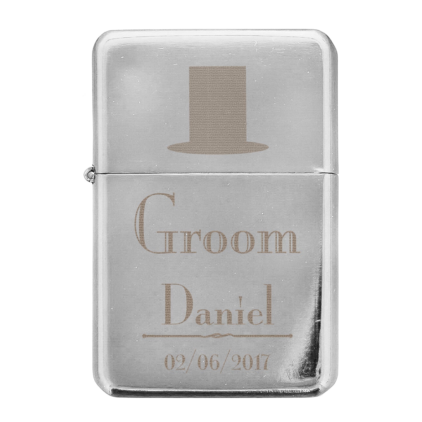 Personalised Decorative Wedding Groom Lighter - image 2