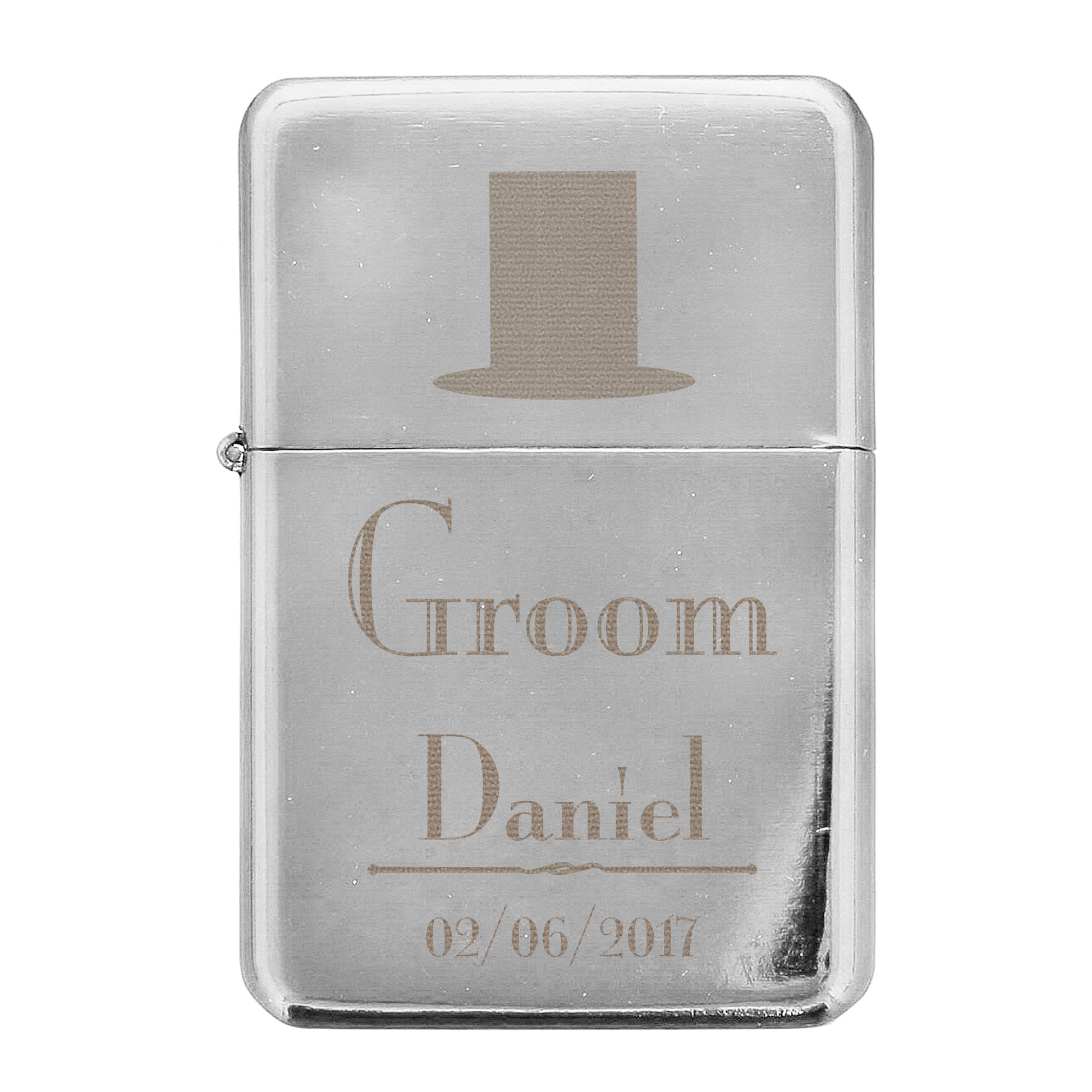 Personalised Decorative Wedding Groom Lighter - image 2
