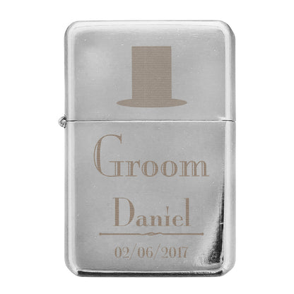 Personalised Decorative Wedding Groom Lighter - image 2