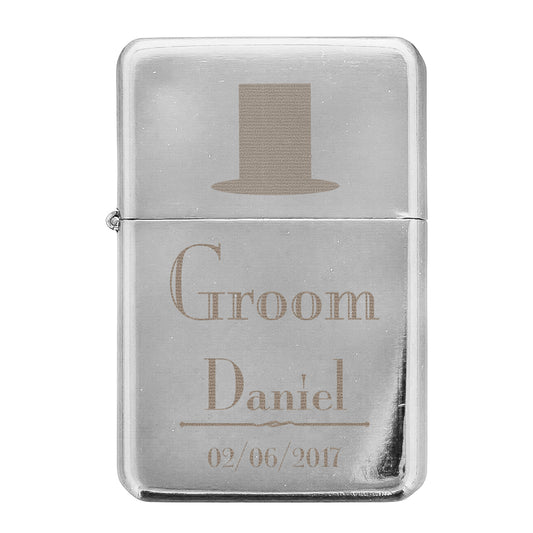 Personalised Decorative Wedding Groom Lighter - image 2