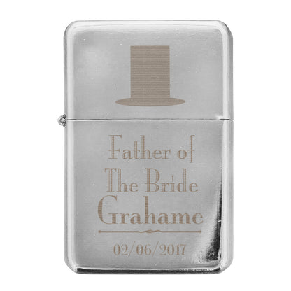 Personalised Decorative Wedding Father of the Bride Lighter - image 2