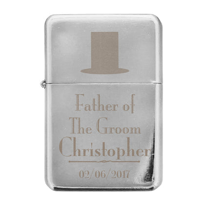 Personalised Decorative Wedding Father of the Groom Lighter - image 2