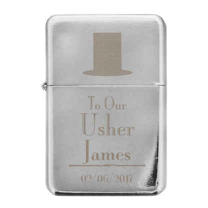 Personalised Decorative Wedding Usher Lighter - image 2