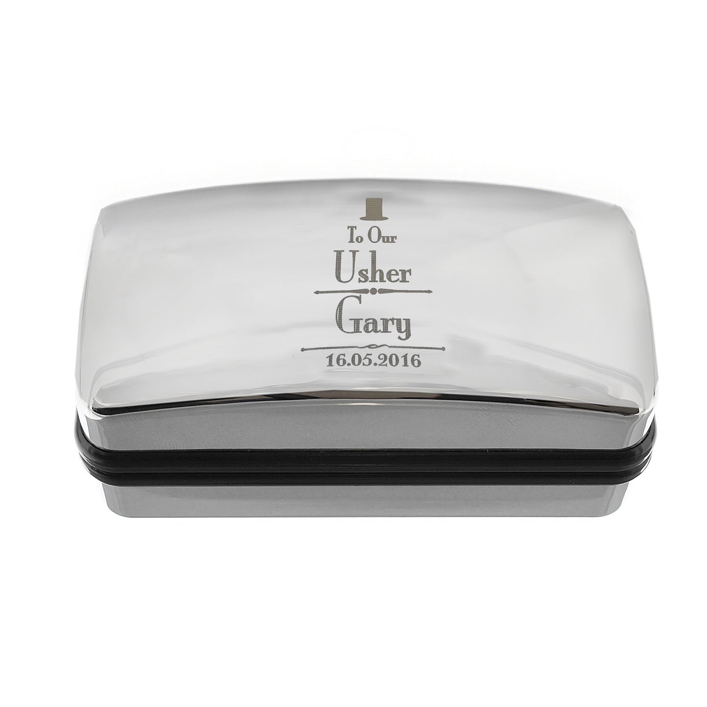 Personalised Decorative Wedding Usher Cufflink Box - image 3