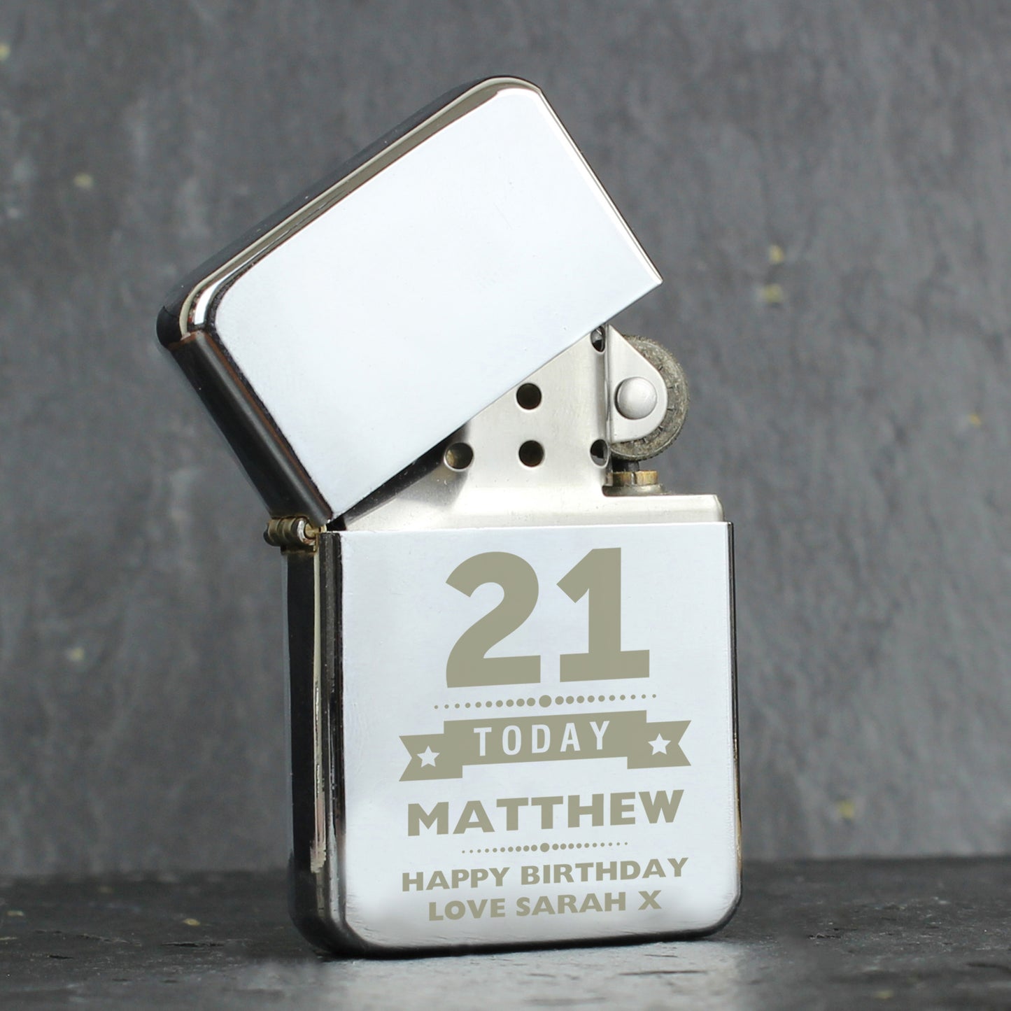 Personalised Birthday Star Lighter from Heartfelt Gifts
