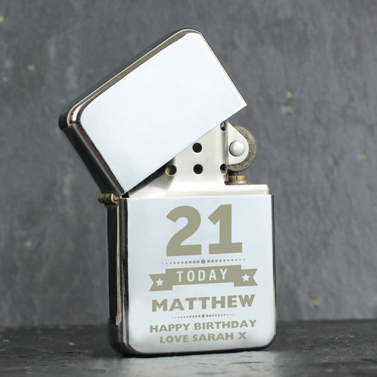 Personalised Birthday Star Lighter from Heartfelt Gifts