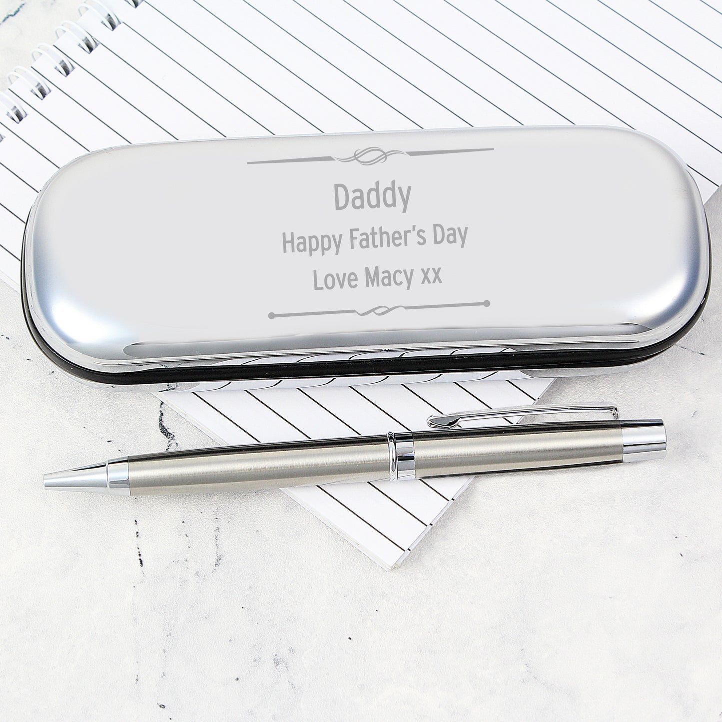 Personalised Scroll Pen and Box Set - image 4