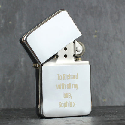 Personalised Bold Font Lighter from Heartfelt Gifts