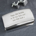 Personalised Cufflink Box from Heartfelt Gifts