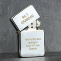 Personalised Silver Lighter from Heartfelt Gifts