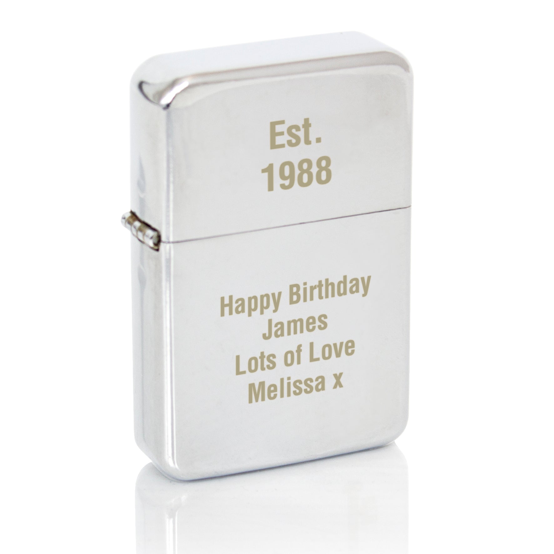 Personalised Silver Lighter - image 2