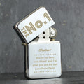 Personalised The No.1 Silver Lighter from Heartfelt Gifts