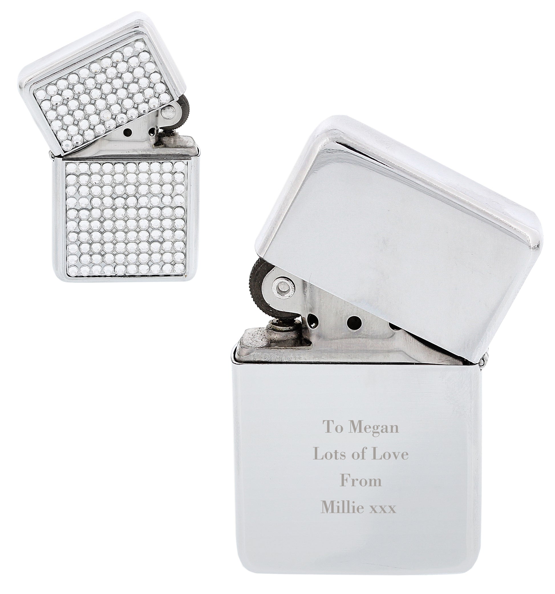 Personalised Any Message Diamante Lighter - image 2