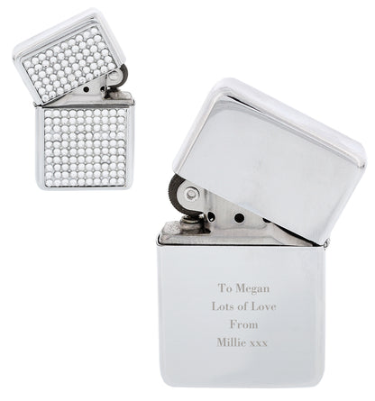 Personalised Any Message Diamante Lighter - image 2