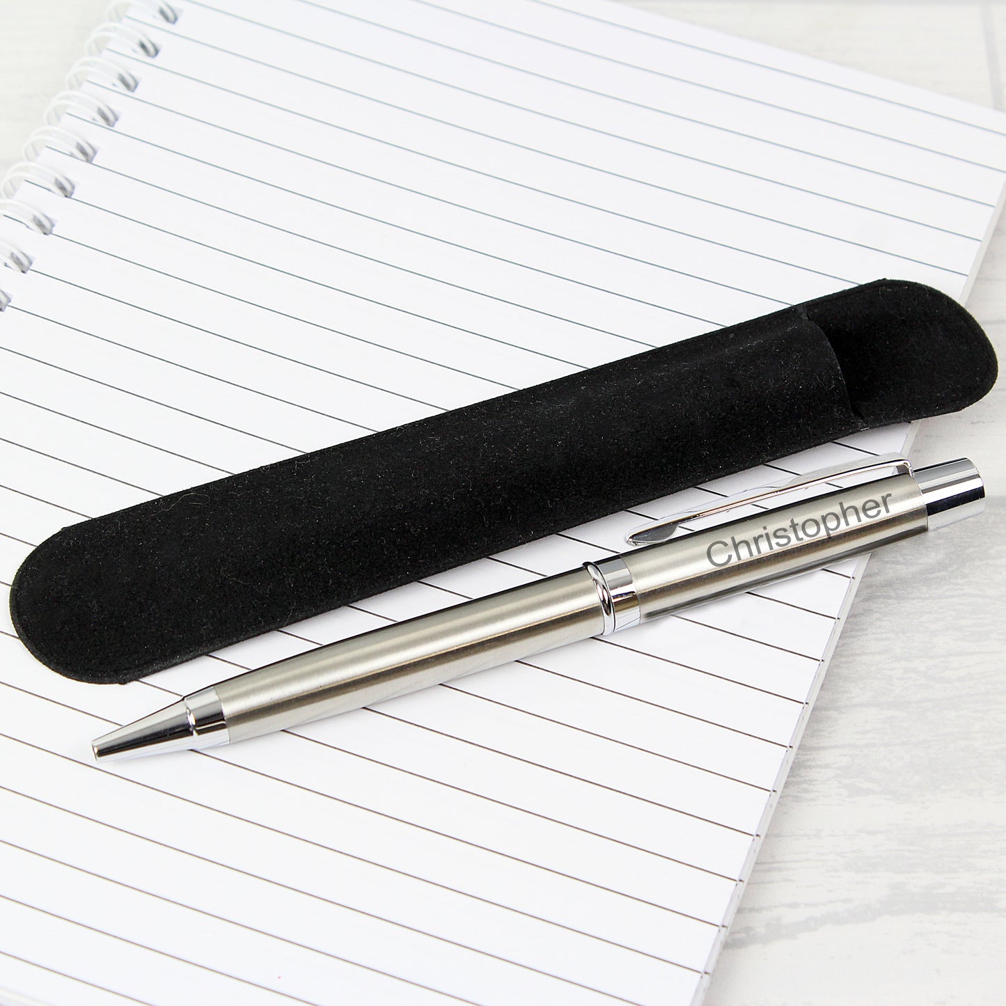 Personalised Classic Pen and Pouch Set from Heartfelt Gifts