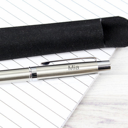 Personalised Classic Pen and Pouch Set - image 3