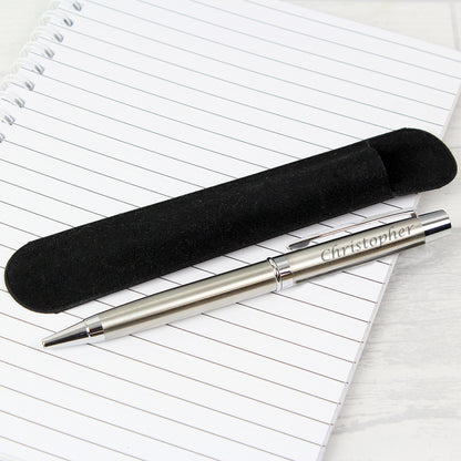 Personalised Scripted Pen and Pouch Set from Heartfelt Gifts