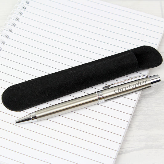 Personalised Scripted Pen and Pouch Set from Heartfelt Gifts
